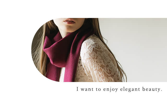 I want to enjoy elegant beauty.
