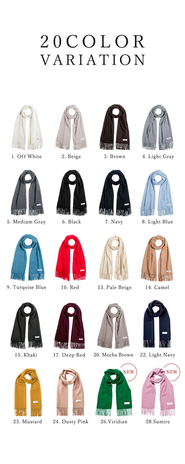 20 COLOR VARIATION